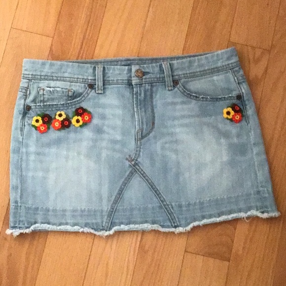 Citizens of Humanity Love Denim Mini Skirt Size 29 - Picture 2 of 15